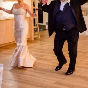 Terani Couture Cream Wedding Dress